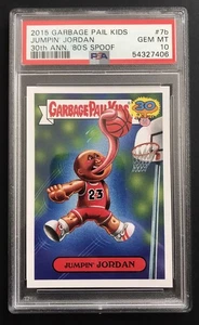 PSA 10 2015 30th Anniversary Garbage Pail Kids Jumpin Jordan GPK NBA Michael 23 - Picture 1 of 3