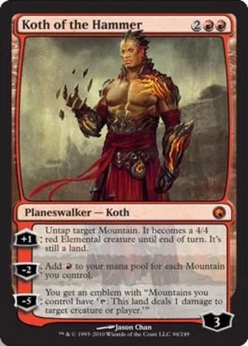 Moderate Play x 1 Koth of the Hammer Scars of Mirrodin - Image 1 of 1
