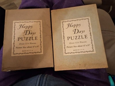 20 世纪 30 年代 2 个拼图完整冬季美人类似于 Tuco Happy Days  — 第 1/4 张图片