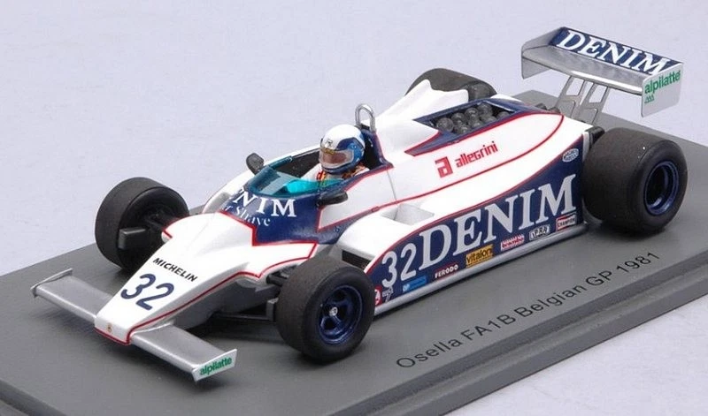 Osella FA1B GP Belgium 1981 Beppe Gabbiani 1:43 SPARK S7251 - Immagine 1 di 1