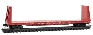 Micro Trains N Scale Canadian Pacific CP #316385 61' Bulkhead Flatcar 054-00-450 - Picture 1 of 1