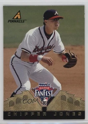 1997 Pinnacle All-Star FanFest Chipper Jones #FF6 HOF - Image 1 of 2