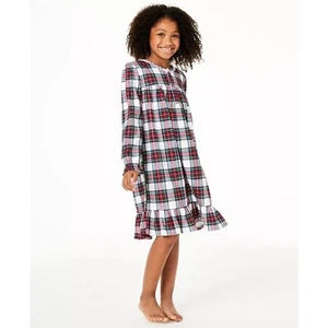 FAMILY PAJAMAS Matching Kids Stewart Plaid Nightgown - Picture 1 of 2