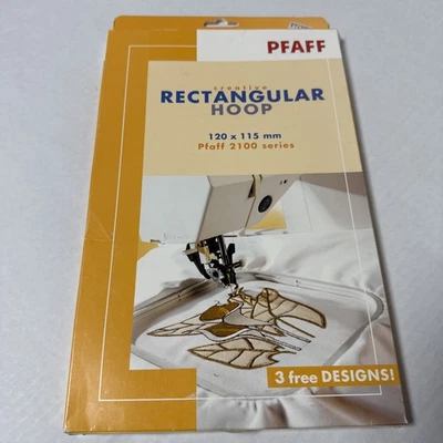 PFAFF CREATIVE Rectangular Hoop for 2100 Series machines - Image 1 of 4