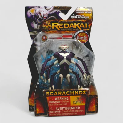 Figura de acción y tarjeta 3D Redakai Scarachnoz Tractor Blast nueva rara Foto 1 de 4