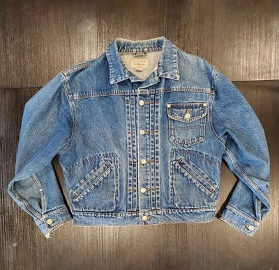 Винтажная джинсовая куртка Polo Ralph Lauren тип 1 Dungarees синий размер L - Изображение 1 из 4