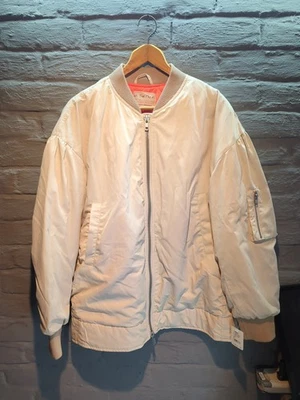 FREE PEOPLE  We The Free - Becca Bomber Jacket UK S Ivory RRP £188 BNWT NEW NWT - Image 1 of 4