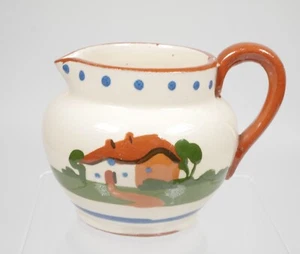 Dartmouth Pottery Cottage Design Motto Ware Jug ~ Waste Not Want Not - Picture 1 of 3