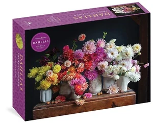 Dahlias 750 Piece Jigsaw Puzzle Artisan New - Picture 1 of 3