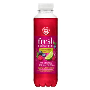Teekanne fresh Waldbeere Limette Echter Früchtetee Einweg 500ml - Picture 1 of 1