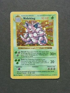 Pokemon Shadowless Nidoking 11/102 - Base Set Holo - (PL) - Bild 1 von 2