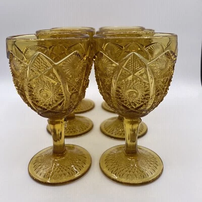 Винтажный ЮВЕЛИРНЫЙ ТОН, АРКИ ХОБСТЕРОВ И МАРГАРИТКИ. КУБКИ С ЯНТАРНЫМ СТЕРЖНЕМ 6,5"" - Изображение 1 из 4