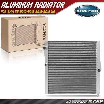 Radiador sin enfriador de aceite para BMW X5 2010-2013 2015-2018 X6 2010-2019 V8 4,4 L Foto 1 de 4