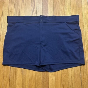 VTG Coach Gym Athletic Shorts 70s 80s Blue Baseball Football Unbranded 48 XXXL - Picture 1 of 9