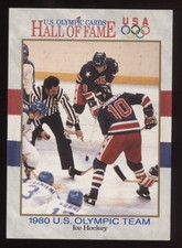 1991 Impel #64 U.S. Olympic Hocky Team Hockey Card