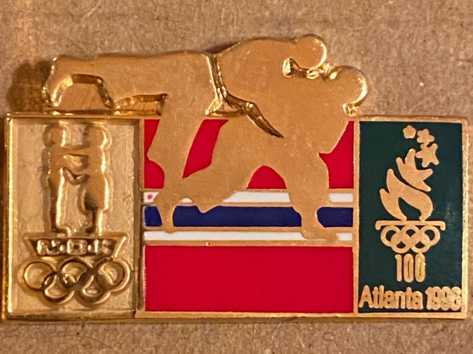 ATLANTA 1996 - PIN EQUIPO JUDO NORUEGO CON FECHA NOC  Foto 1 de 1