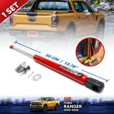 FOR FORD RANGER P703 NEXT GEN 2022-2024 RED TAILGATE REAR STRUT SHOCK UP GT PRO - Image 1 of 4