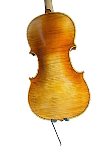 Qualityt full size handmade violin rich sound  flamed grain solid spruce maple