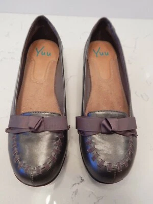 Женские кожаные удобные туфли без застежек Yuu размер 8 М - Изображение 1 из 4