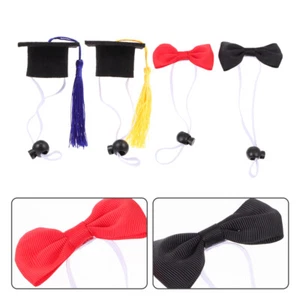 decorative hamster cap cat caps Chihuahua Graduation Outfit Graduation Hat for - Picture 1 of 12