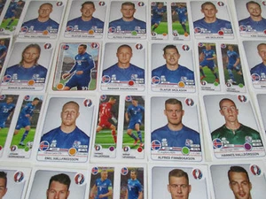 STICKER VIGNETTE PANINI UEFA EURO 2016 - ISLANDE 603 à 628 Unité au choix - Imagen 1 de 1