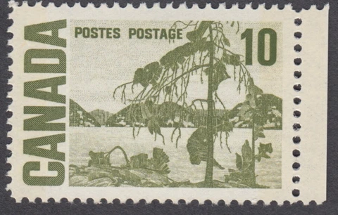 Canada - #462p - 10c Centennial Issue Jack Pine, W2B Tagged, DEX Gum - MNH Cover