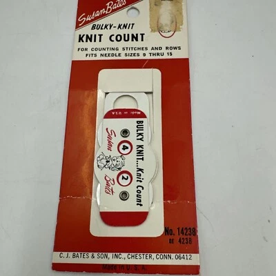 De colección Susan Bates Voluminosas Tejidas Contador de Filas Tejer Noción Agujas 9 a 15 Foto 1 de 3