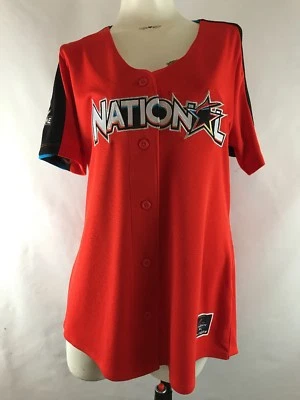 NWOT Majestic 2017 MLB All Star Game NATIONAL Women's Jersey Size L - Image 1 of 4