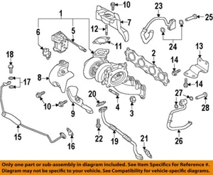 HYUNDAI OEM 15-25 Elantra N Turbocharger Components-Wastegate 394002GTA0 - Picture 1 of 1