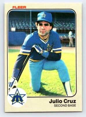 1983 Fleer - #478 Julio Cruz - *Near Mint* - Image 1 of 2
