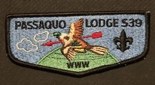 Passaquo Lodge 539 OA Order Of The Arrow Patch Flap