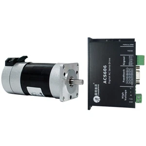BLM57050-1000 Brushless Servo Motor 24VDC 50W 0.16NM 3000R+ACS606 AC Servo Drive - Picture 1 of 8