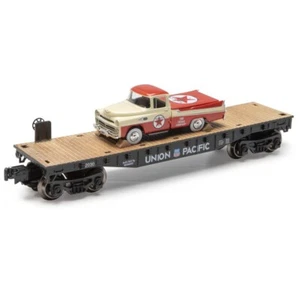 Coche plano calibre O 10-1/2" - UNION PACIFIC - Dodge Sweptside 1957 fundido a presión - TEXACO - Imagen 1 de 4