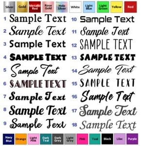 Custom Personalised Lettering-Cut-Vinyl Decal Sticker ,High Quality,Words,names - Picture 1 of 10