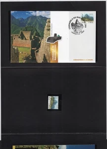 2020 PERU Ciudadela de Machu Picchu FOLDER  FDC + Stamp + Information Sheet - Picture 1 of 4