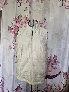 Chico Mujer Talla 8 Med (1) Gris Cremallera Chaleco Ligero 2 Bolsillos  - Imagen 1 de 14