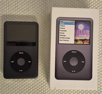 Retro Apple iPod Classic 160gb Black In Original Box - Tested Working - Image 1 of 4
