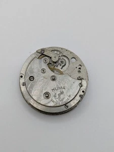 Vintage Numa Swiss Made M. Watch Movement No Face Dial For Part / Repair 27.10mm - Picture 1 of 11