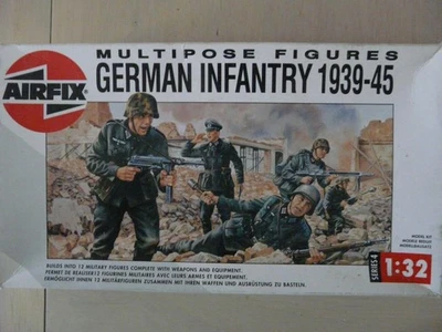 2 Boites 1/32 AIRFIX Ref 04582 German Infantry 1939-45 incomplètes - Photo 1/4