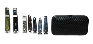 NAIL CLIPPER'S Manicure Pedicure Beauty 360 Lacross TRIM 9 Piece Small Travel - Picture 1 of 18
