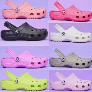 kids Unisex Crocs Sandals Classic Clog Shoes girls boys slippers lightweight - Picture 1 of 51