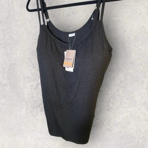 Amoena Valletta Top - Gray Size 24 With Shelf Bra NWT - Picture 1 of 4