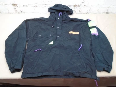 Chaqueta de esquí vintage Fahrenheit bloque de color neón Qtr cremallera Breckenridge Pckets XL Foto 1 de 4