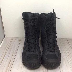 Merrell Mens Moab 3 Black Tactical Boot Size 10 Zip Up Waterproof Hiking Boot - Picture 1 of 6