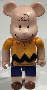 Medicom Toy 400% Bearbrick ~ Peanuts Charlie Brown Be@r brick READ DESCRIPTION - Picture 1 of 10