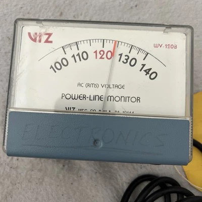 Monitor de voltaje de línea eléctrica VIZ WV 120B probado y funcionando Foto 1 de 4