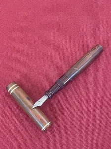 Petit Stylo Plume À Pompe Ancien Bakélite - Imagen 1 de 14