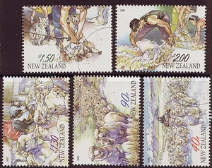 NEW ZEALAND 2003 CHINESE NEW YEAR SET OF 5 FINE USED - Picture 1 of 1