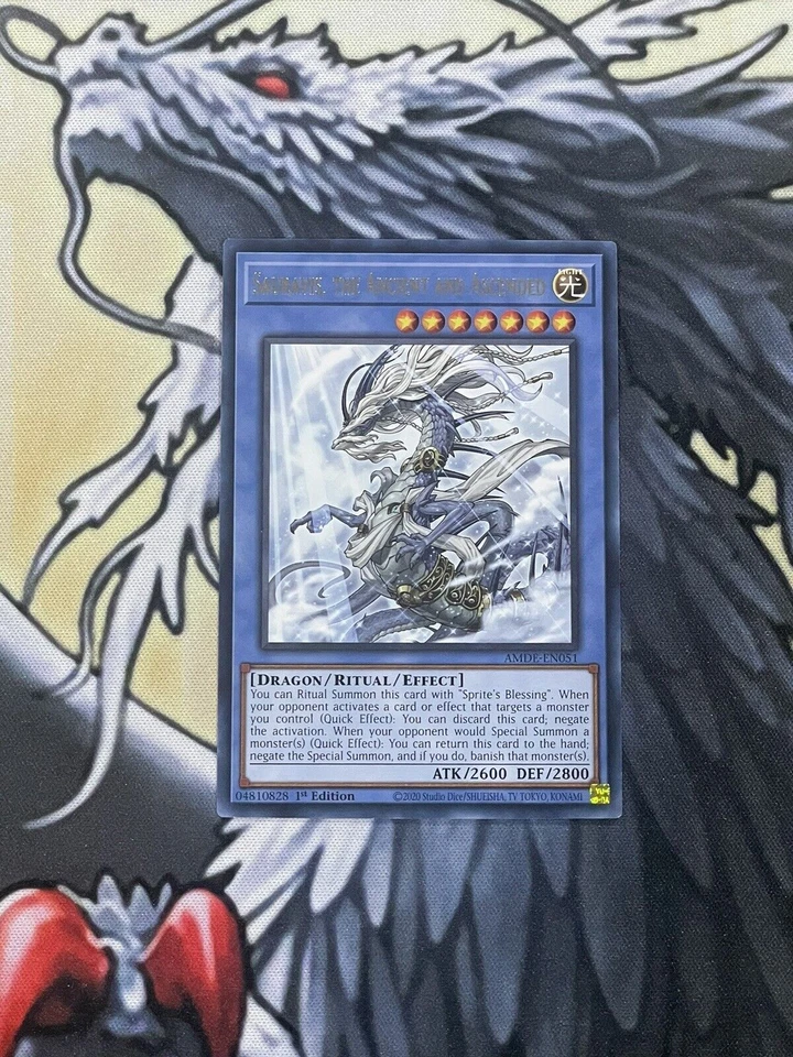 Yugioh Sauravis, the Ancient and Ascended Rare AMDE - Image 1 of 1