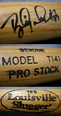 JSA Bucky Jacobsen Autographed Signed AUTO Louisville Slugger T141 Bat BBB 153 - Image 1 of 4